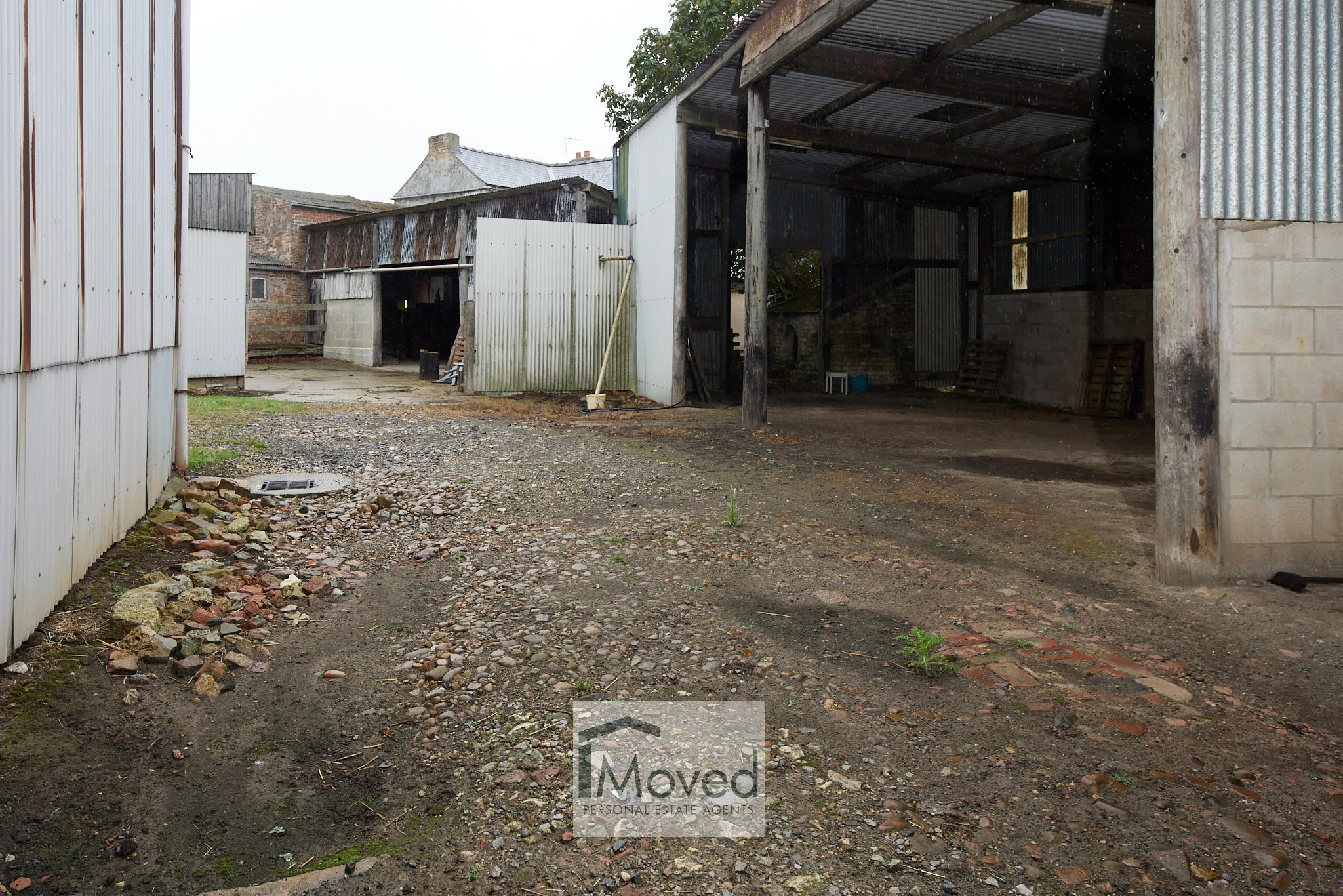 View from Rear towards house